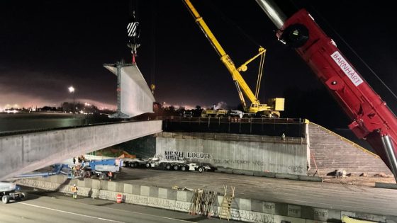 Fife, WA construction crews lay second-longest concrete girders in the world – MASHAHER