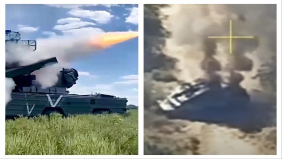 Video shows the apparent destruction of a $10M Russian air defense system with a cheap drone worth a few hundred dollars – MASHAHER