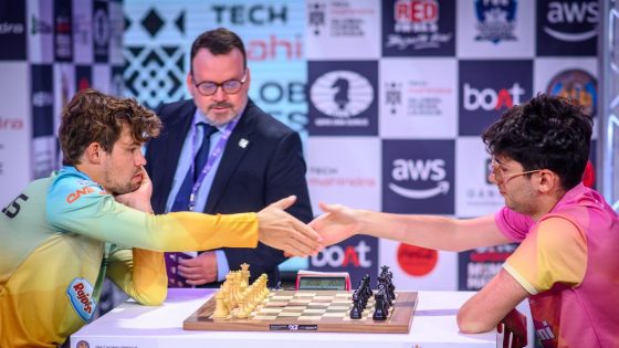 Global Chess League 2024: Carlsen loses on time against Firouzja; Triveni Continental Kings defeats Alpine SG Pipers 17-4 – MASHAHER