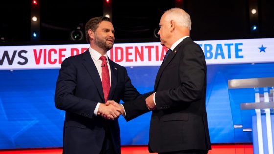 With no knockout blows and even agreement, Tim Walz v JD Vance felt like a flashback to a pre-Trump era | US News – MASHAHER