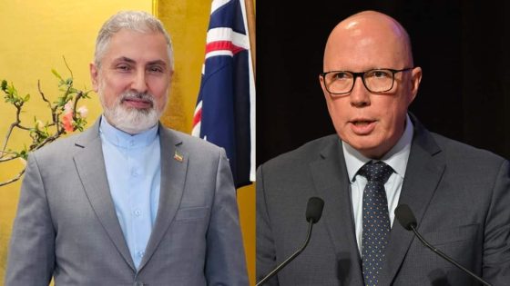 Peter Dutton calls for Iranian ambassador to be removed following social media post – MASHAHER